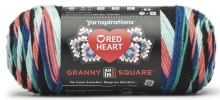 Red Heart Granny Squares - Black Pop Culture